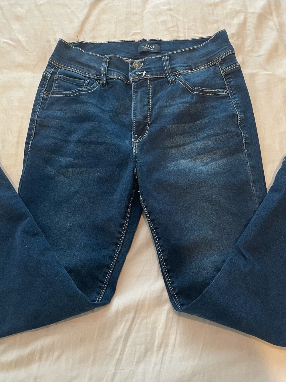 Dark Blue Women's Stretch Jeans